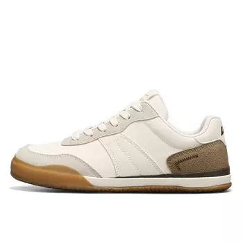 Кеды унисекс низкие бежевые/серые/коричневые Warrior