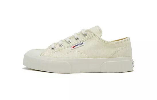 Кеды унисекс низкие бежевые Superga