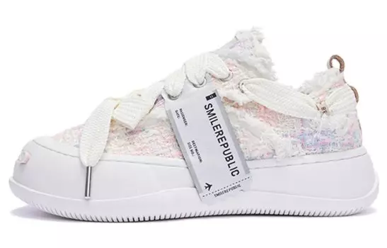 Кеды унисекс низкие розовые Smilerepublic