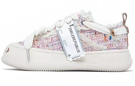 Кеды унисекс низкие розовые Smilerepublic