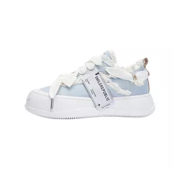 Кеды унисекс низкие синие Smilerepublic