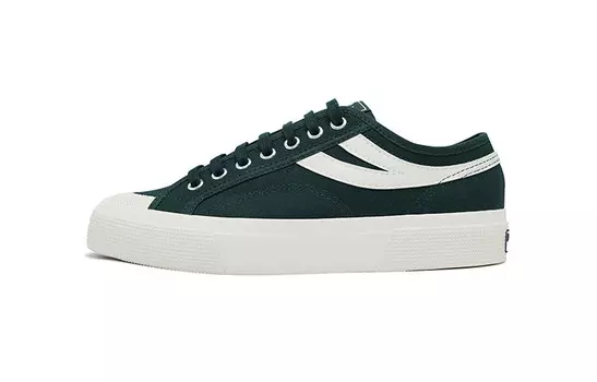 Кеды унисекс низкие темно-зеленые Superga