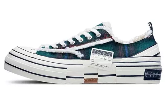 Кеды унисекс низкие зеленые Xvessel