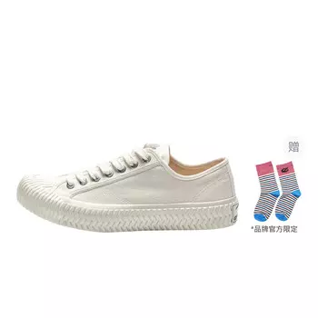 Кеды унисекс с низким верхом белого цвета Excelsior