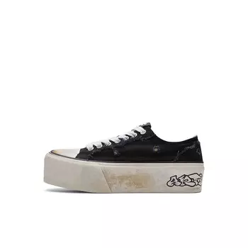 Кеды унисекс с низким верхом белого цвета Article No.