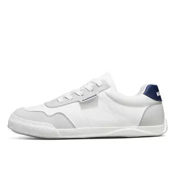 Кеды унисекс с низким верхом белые/серые Warrior