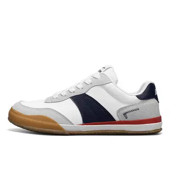 Кеды унисекс с низким верхом белые/серые/синие Warrior