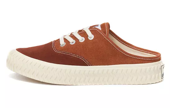 Кеды унисекс с низким верхом бордового коричневого цвета Excelsior