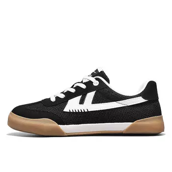 Кеды унисекс с низким верхом черного/бежевого цвета Warrior