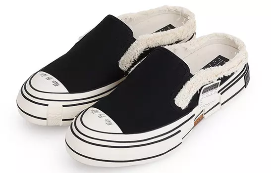 Кеды унисекс с низким верхом черного цвета Xvessel