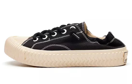 Кеды унисекс с низким верхом черного цвета Excelsior