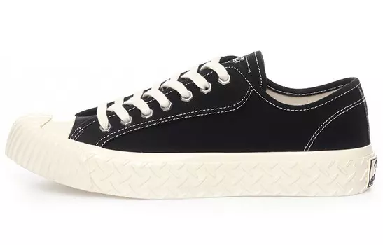 Кеды унисекс с низким верхом черного цвета Excelsior