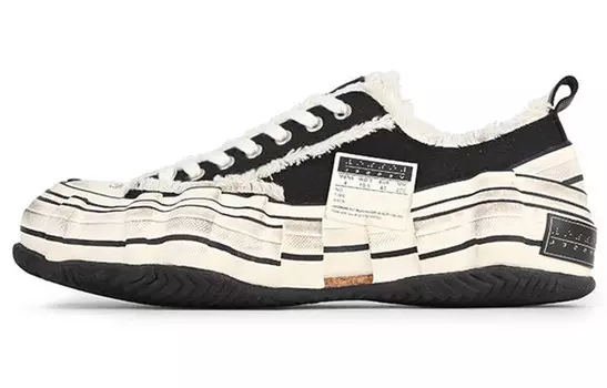 Кеды унисекс с низким верхом черного цвета Xvessel