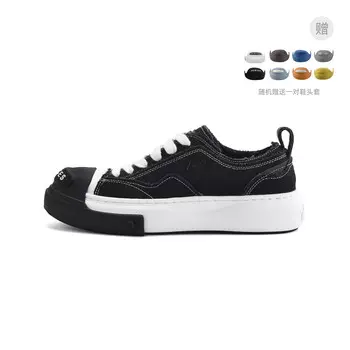 Кеды унисекс с низким верхом черного цвета Unnamed Forces