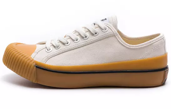 Кеды унисекс с низким верхом цвета морской соли белого цвета Excelsior