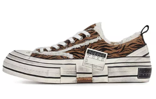 Кеды унисекс с низким верхом коричневого цвета Xvessel