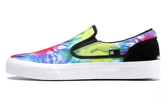 Кеды унисекс с низким верхом красного/зеленого цвета Dc Shoes