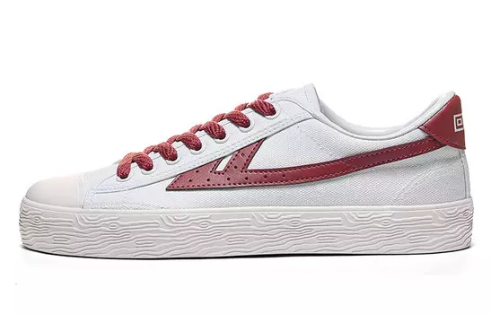 Кеды унисекс с низким верхом молочно-белого цвета Warrior