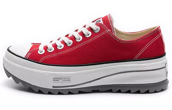 Кеды унисекс с низким верхом Яркие красные/белые/серые Excelsior