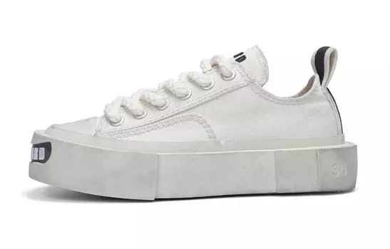 Кеды унисекс высокие белые Crooked Card