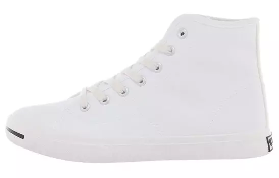 Кеды унисекс высокие белые Feiyue