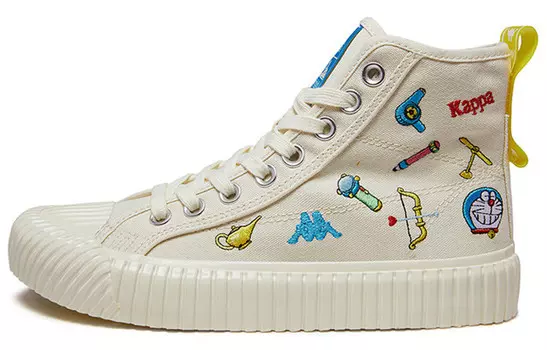 Кеды унисекс высокие белые Kappa