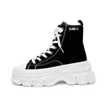 Кеды унисекс высокие белые Slnu3