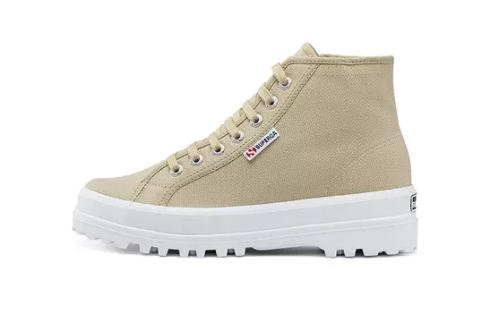 Кеды унисекс высокие белые Superga