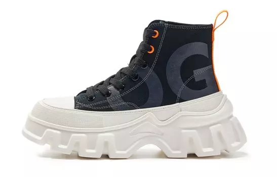 Кеды унисекс высокие черные Ogr