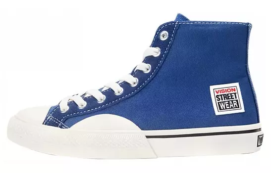 Кеды унисекс высокие синие/красные/белые/черные Vision Street Wear