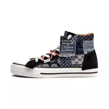 Кеды унисекс высокие синие Maden