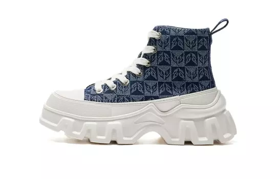 Кеды унисекс высокие синие Ogr