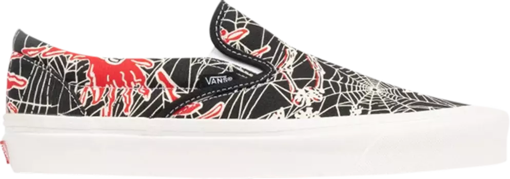 Кеды Vans Classic Slip-On 98 DX Anaheim Factory - Spider Web, черный