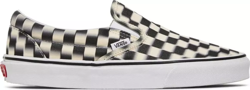 Кеды Vans Classic Slip-On Blur Check, черный