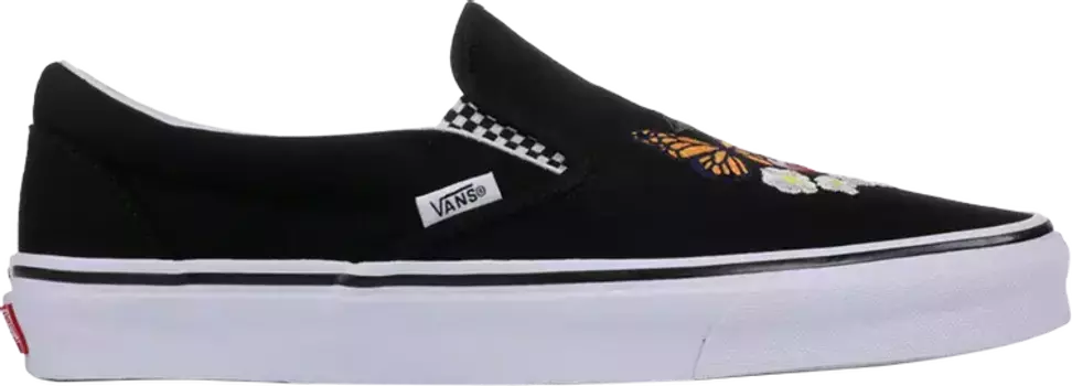 Кеды Vans Classic Slip-On Checker Floral, черный