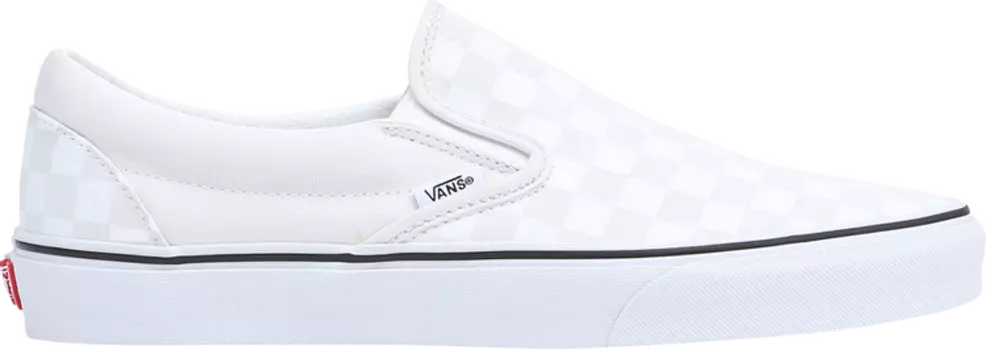 Кеды Vans Classic Slip-On Color Theory - Checkerboard White, белый