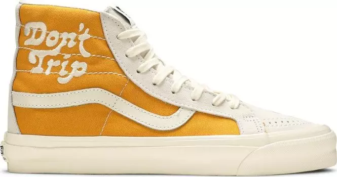 Кеды Vans Free & Easy x OG Sk8-Hi LX Dont Trip - Mango Mojito, желтый