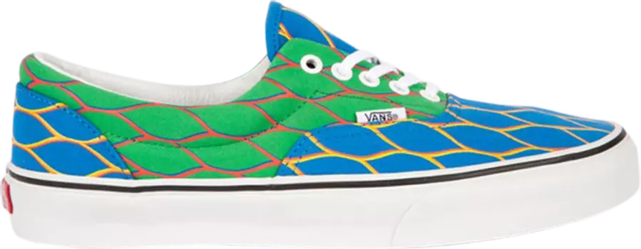 Кеды Vans Kenzo x Era Fishnet - Blue Green, синий
