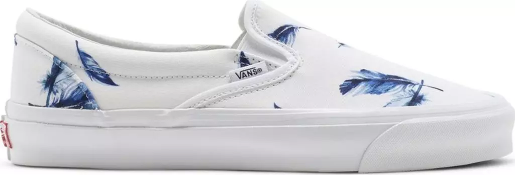 Кеды Vans Kith x Vault OG Classic Slip-On LX Feathers, белый