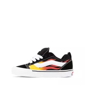 Кеды Vans Knu Skool Skate Shoe, цвет Black/Flame