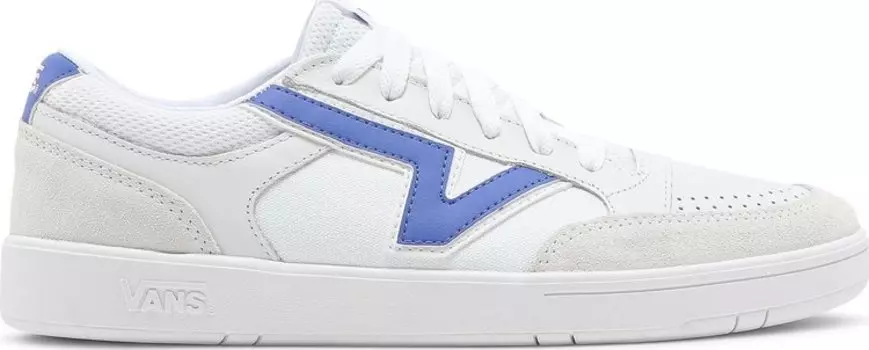 Кеды Vans Lowland CC Court White Baja Blue, белый