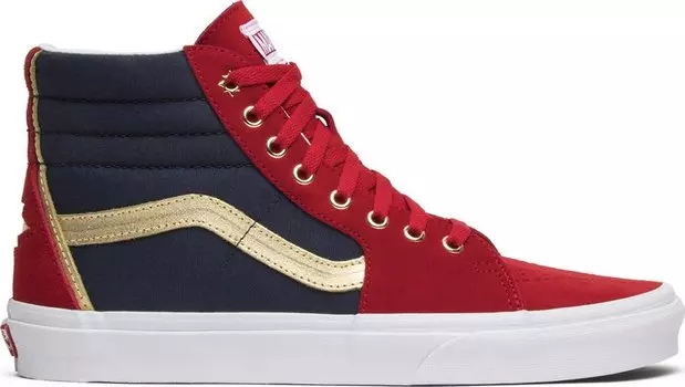 Кеды Vans Marvel x SK8-Hi Captain Marvel, красный