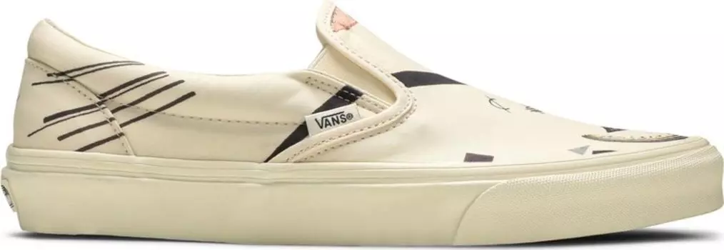 Кеды Vans MoMA x Classic Slip-On Vasily Kandinskys Orange, кремовый