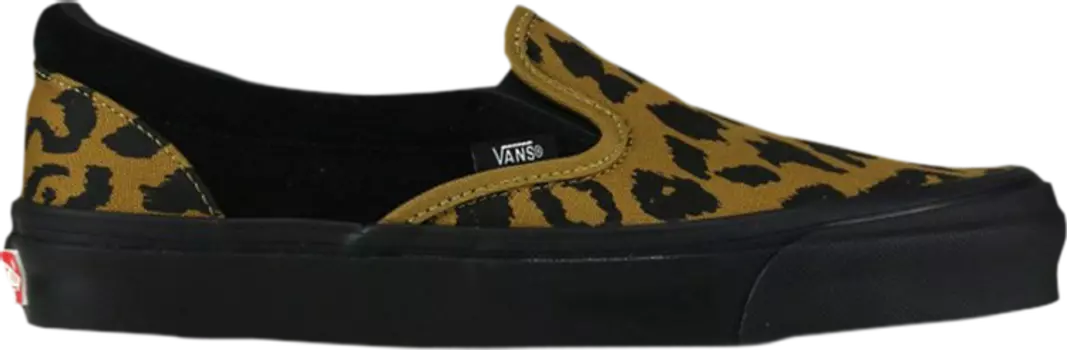 Кеды Vans OG Classic Slip-On LX Leopard, коричневый