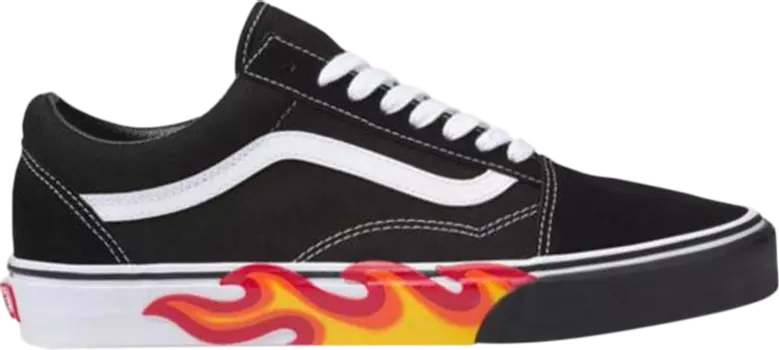Кеды Vans Old Skool Flame Cut Out, черный
