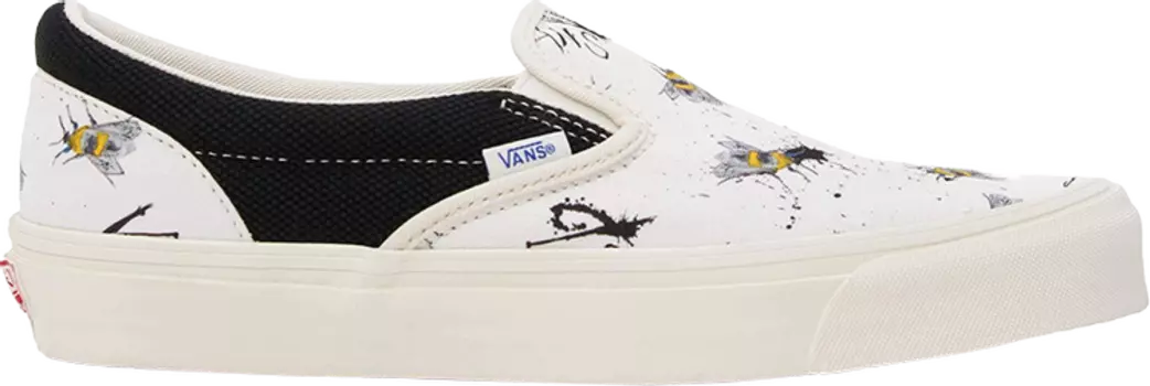 Кеды Vans Ralph Steadman x OG Classic Slip-On LX Bee, белый