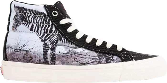 Кеды Vans Ralph Steadman x OG SK8-Hi LX Zebra, черный