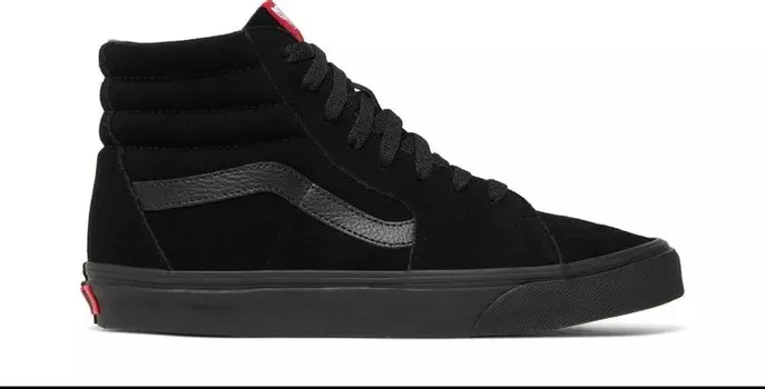 Кеды Vans Sk8-Hi Black Suede, черный