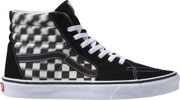 Кеды Vans Sk8-Hi Blur Check, черный