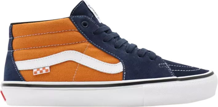 Кеды Vans Skate Grosso Mid Navy Orange, синий
